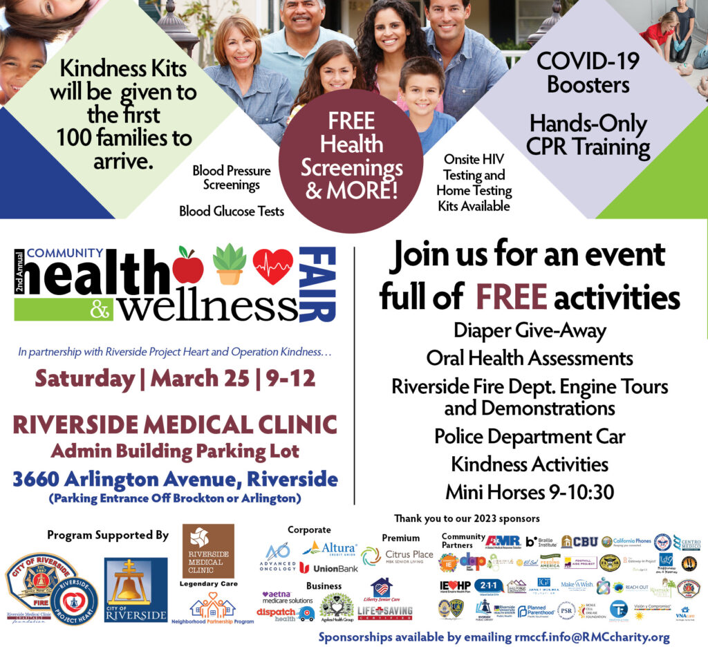 Community Health and Wellness Fair - Riverside Medical Clinic ...